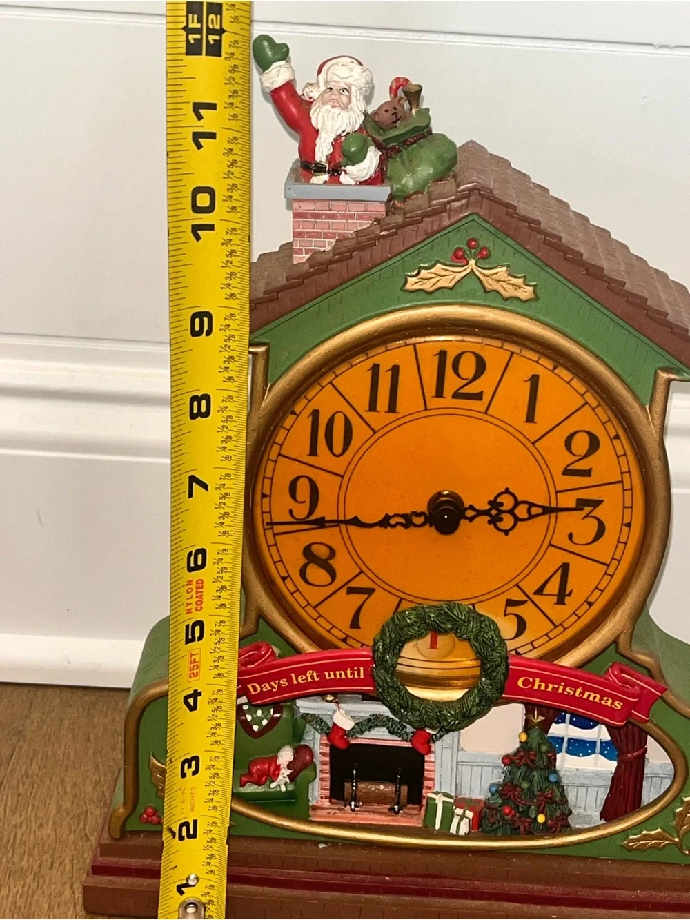 AVON 2007 ADVENT CLOCK: Musical Lights • Countdown Days Left Until Christmas